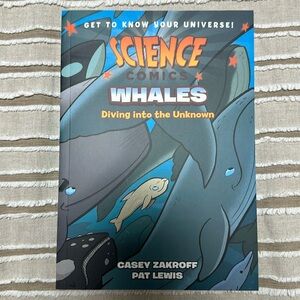 Like New Science Comics Book - Whales Diving Into The Unknown